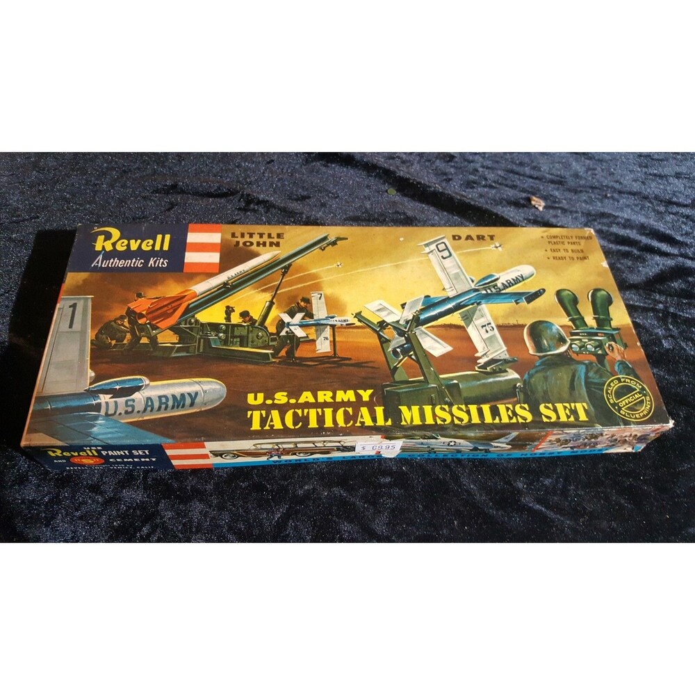 Revell U.S. ARMY Tactical Missile Set Little John & Dart 1958 H-1812:98 S-Type